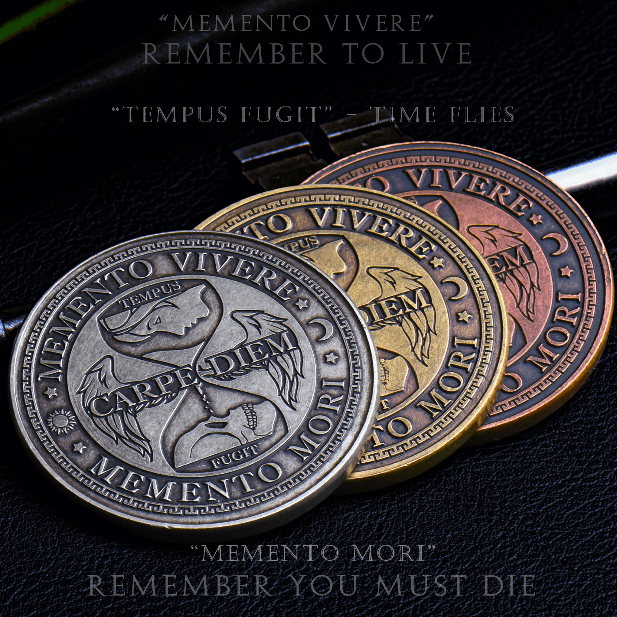 22 Carpe Diem EDC ideas | carpe diem, diem, memento mori coin