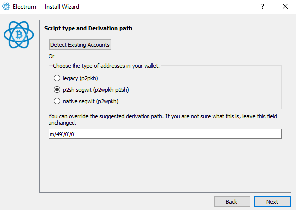 How do I create a new address in Electrum?