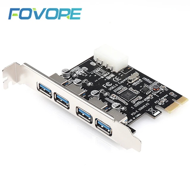 USB Interface Card PCIe x4, ASM, 2 Ports | Basler AG