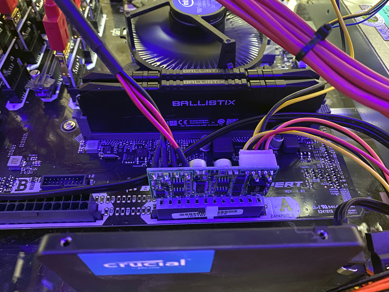 Asus B mining motherboard component issue - Badcaps