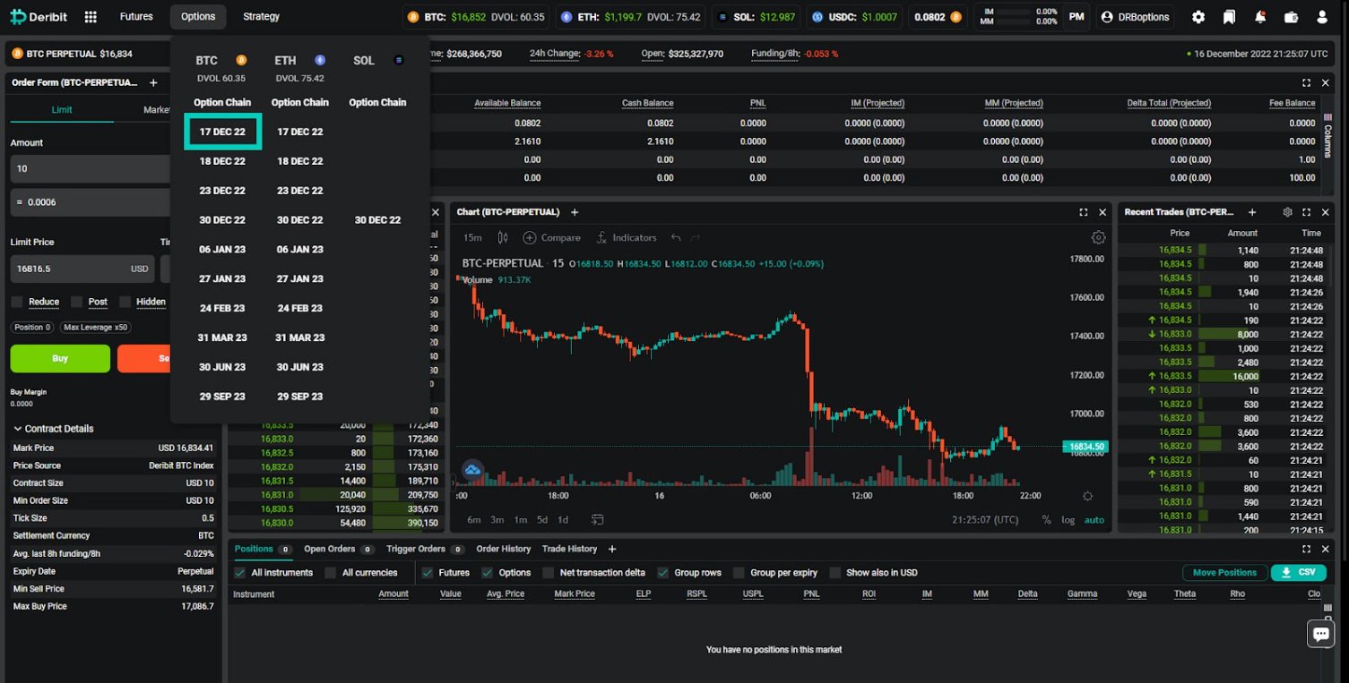 BTC Options List | BTC USD Options Trading | OKX