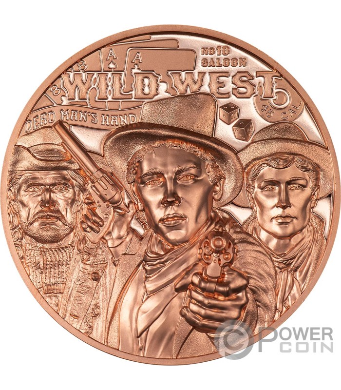 Wild West $5 1 Oz Silver Proof Like Coin - Cook Island - Coin Invest Trust