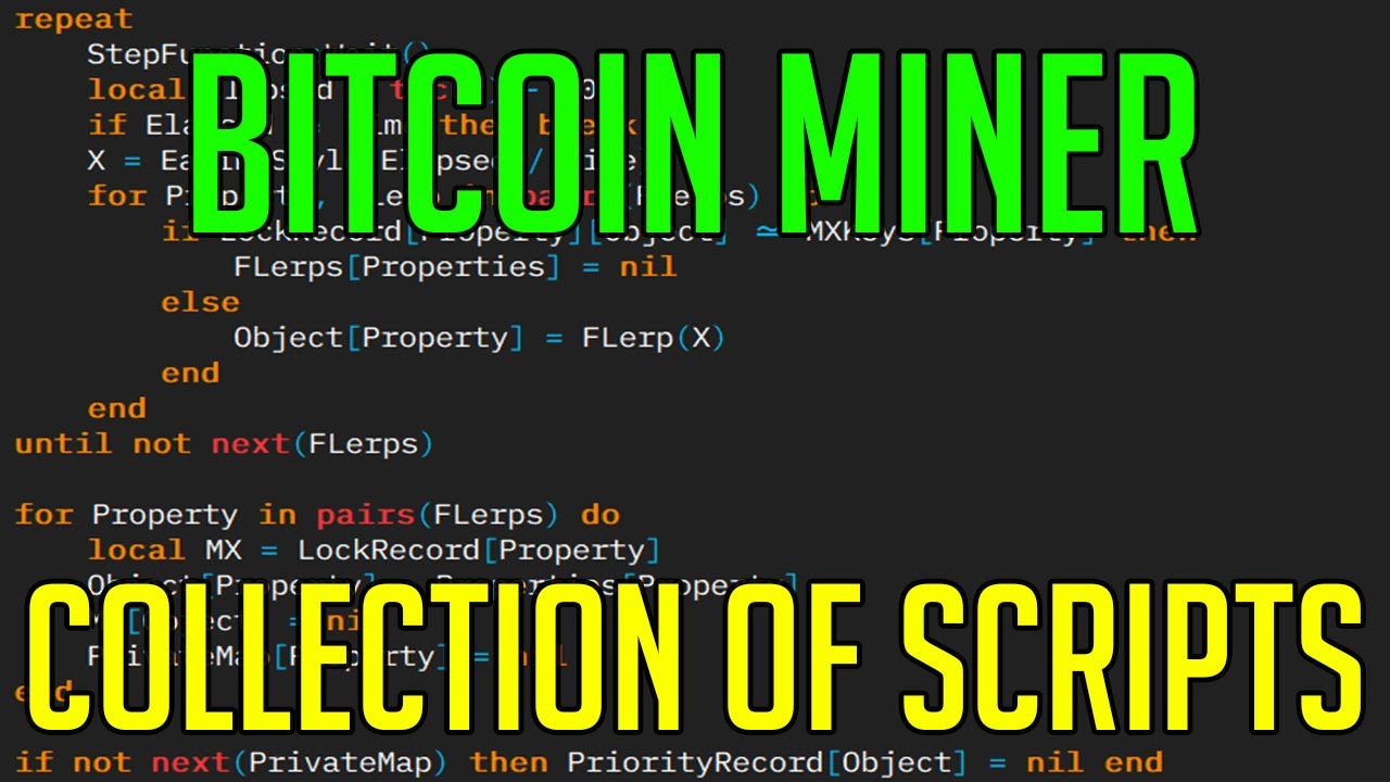 Bitcoin Miner Script Roblox Free – Auto Sell, Auto Skip & More – Caked By Petite