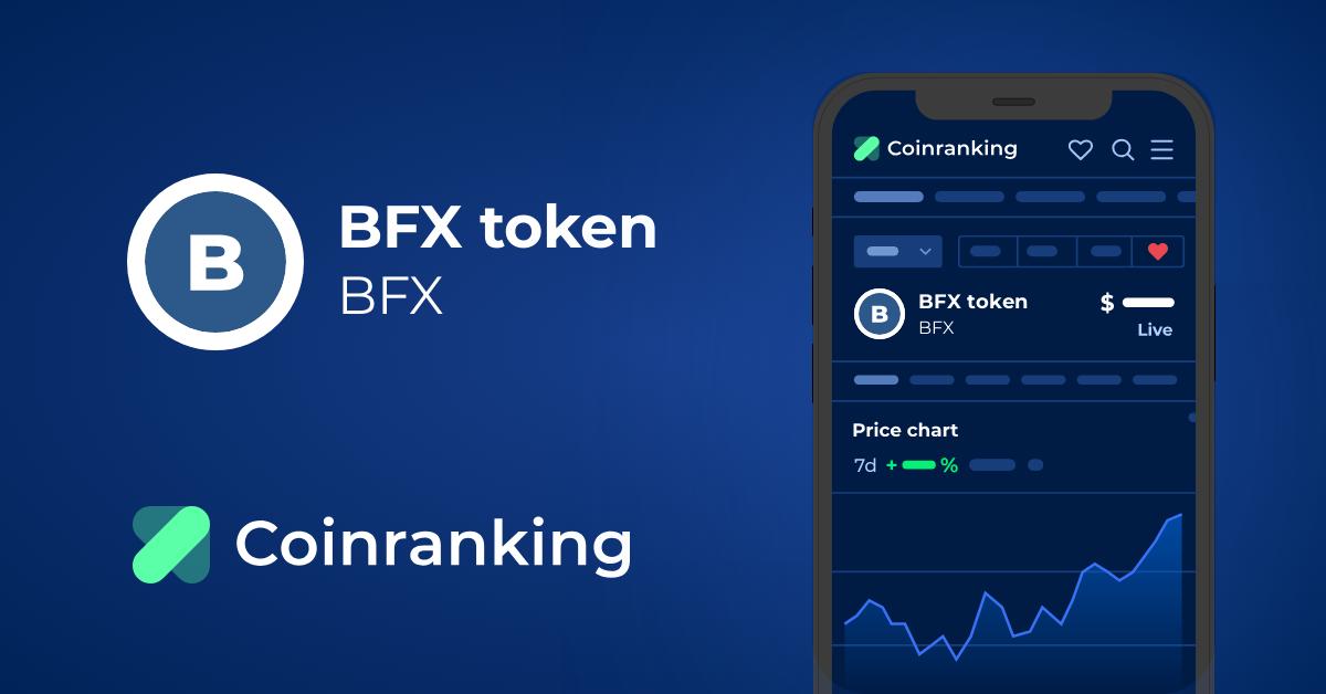 BitFinex Token Price Today - BFX to US dollar Live - Crypto | Coinranking