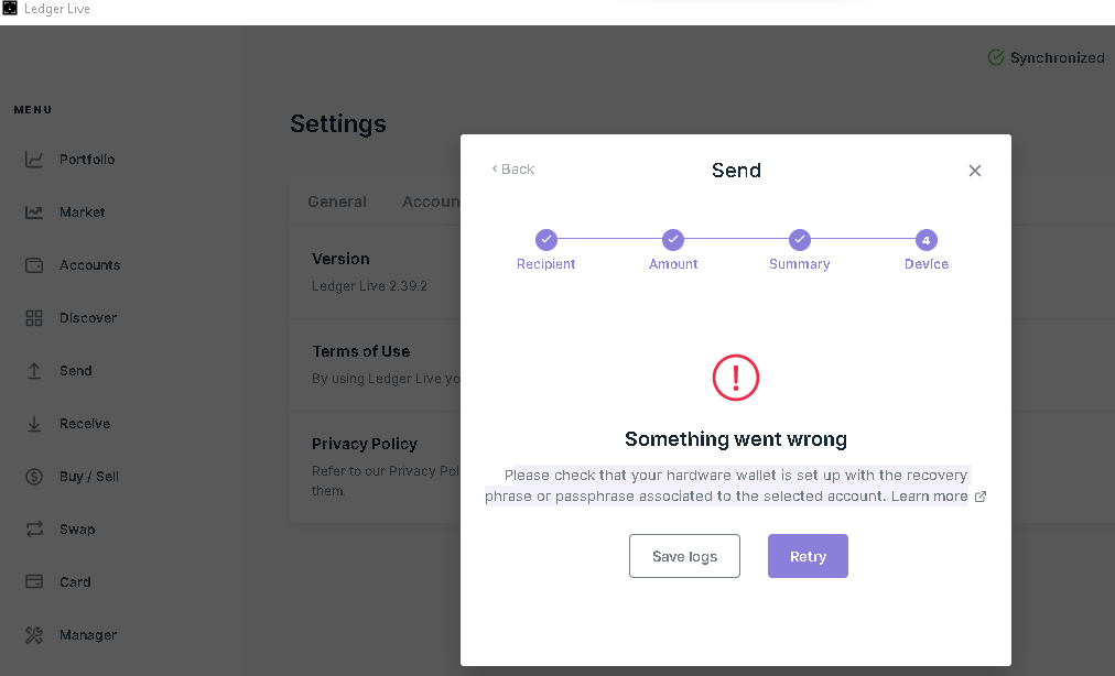 How to setup passphrase on Ledger Nano - Unlock secret hidden accounts