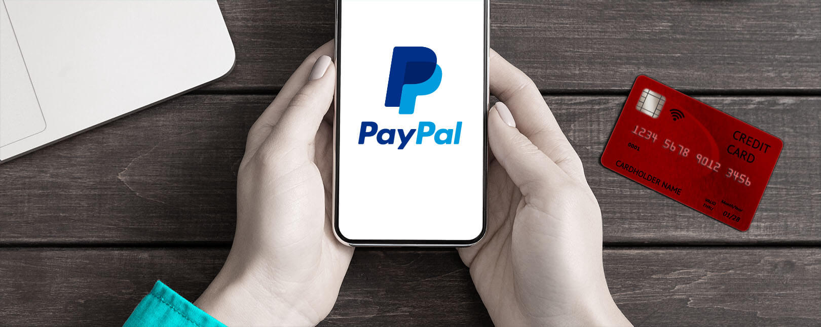 Log in to your PayPal account