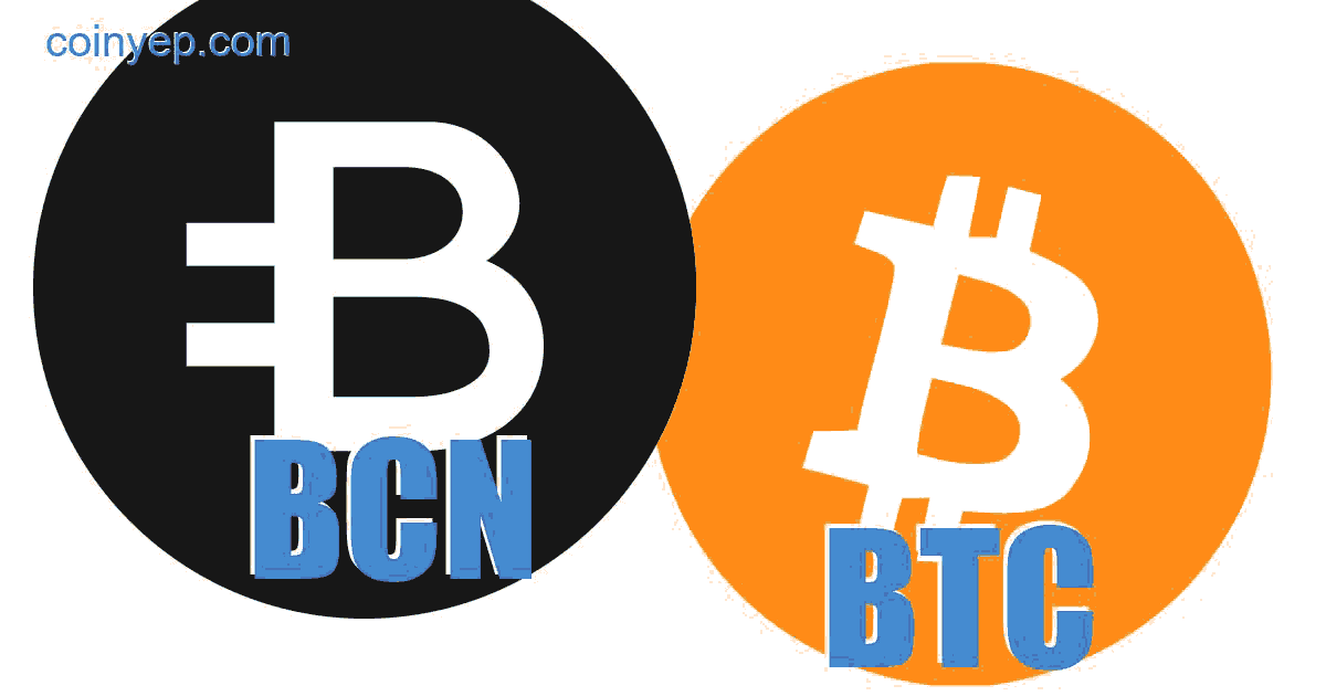 1 BTC to BCN or 1 Bitcoin to Bytecoin