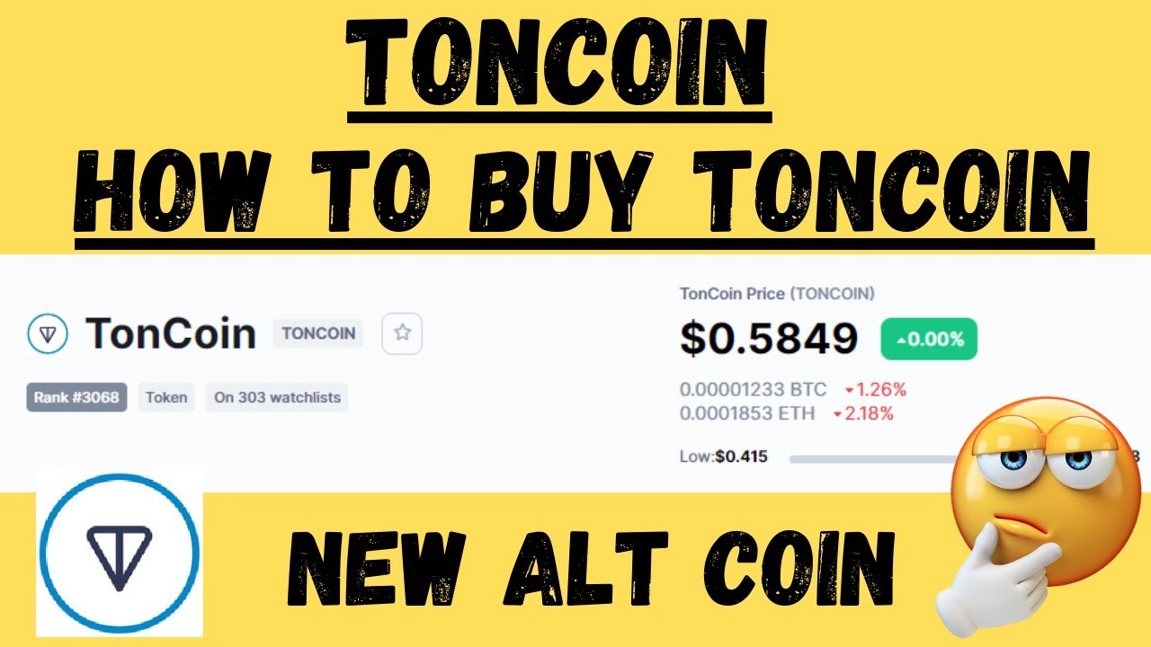 How to Buy Toncoin (TON) Guide | CoinCodex