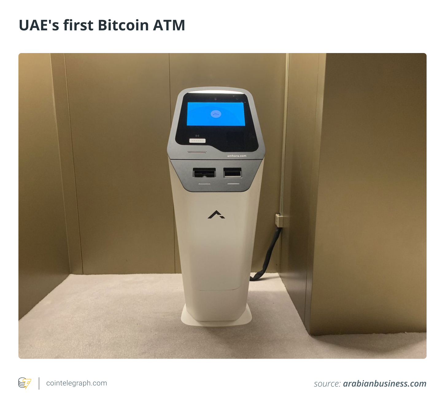 Dubai’s First Bitcoin ATM Gets Removed Within Hours - Bitstarz