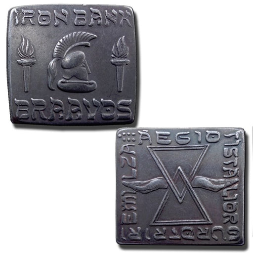 Buy Novelties - Non-Comic Material - GAME OF THRONES SQUARE IRON COIN OF BRAAVOS - ostrov-dety.ru