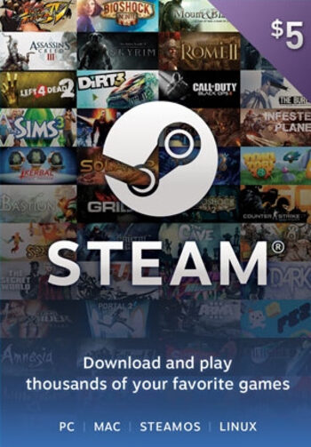 5 Dollar Steam Card | Steam $5 Gift Card | ostrov-dety.ru