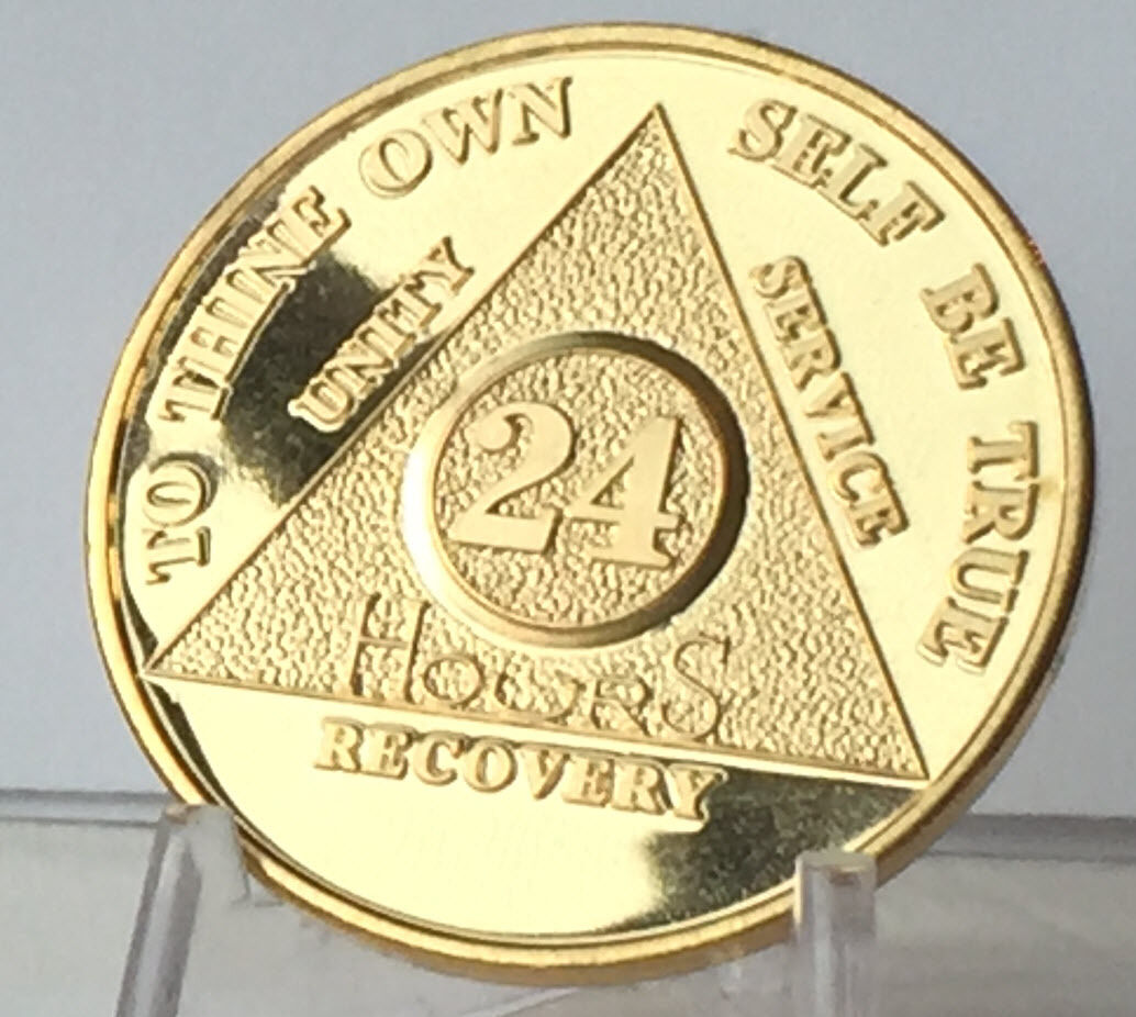 24 Hour AA Sobriety Chip | MC24H