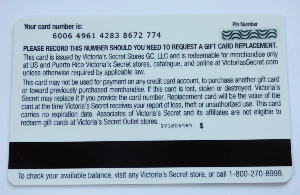 Victorias Secret Gift Card Balance Check | GiftCardGranny