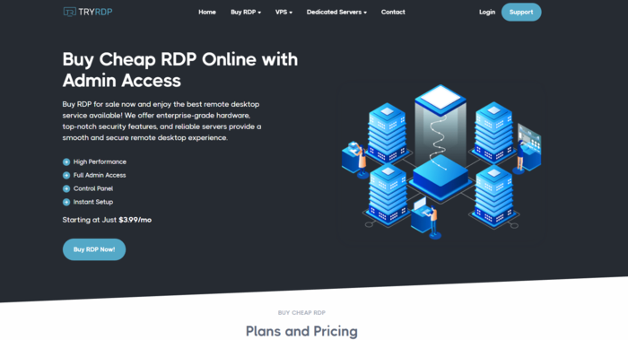 Buy Cheap RDP Instant Delivery with Bitcoin, Paypal and Credit Card