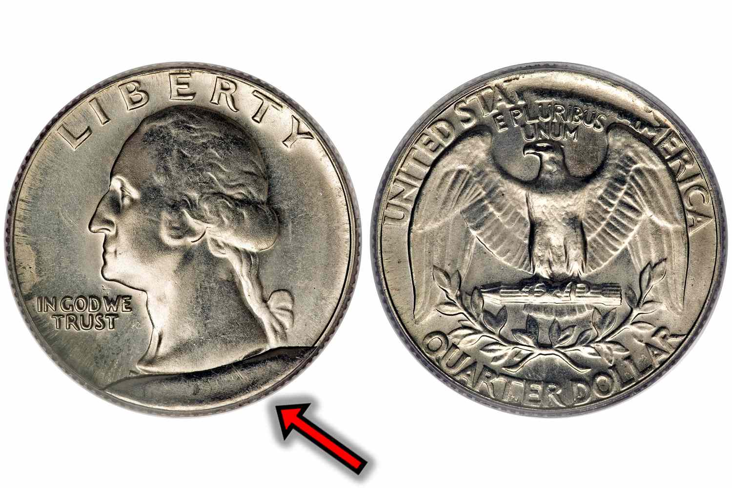 What is a die break and are coins that feature them more valuable?