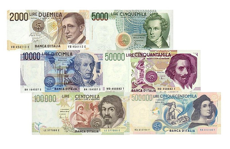 Italian lire to US dollar exchange rate history, calculator online, converter