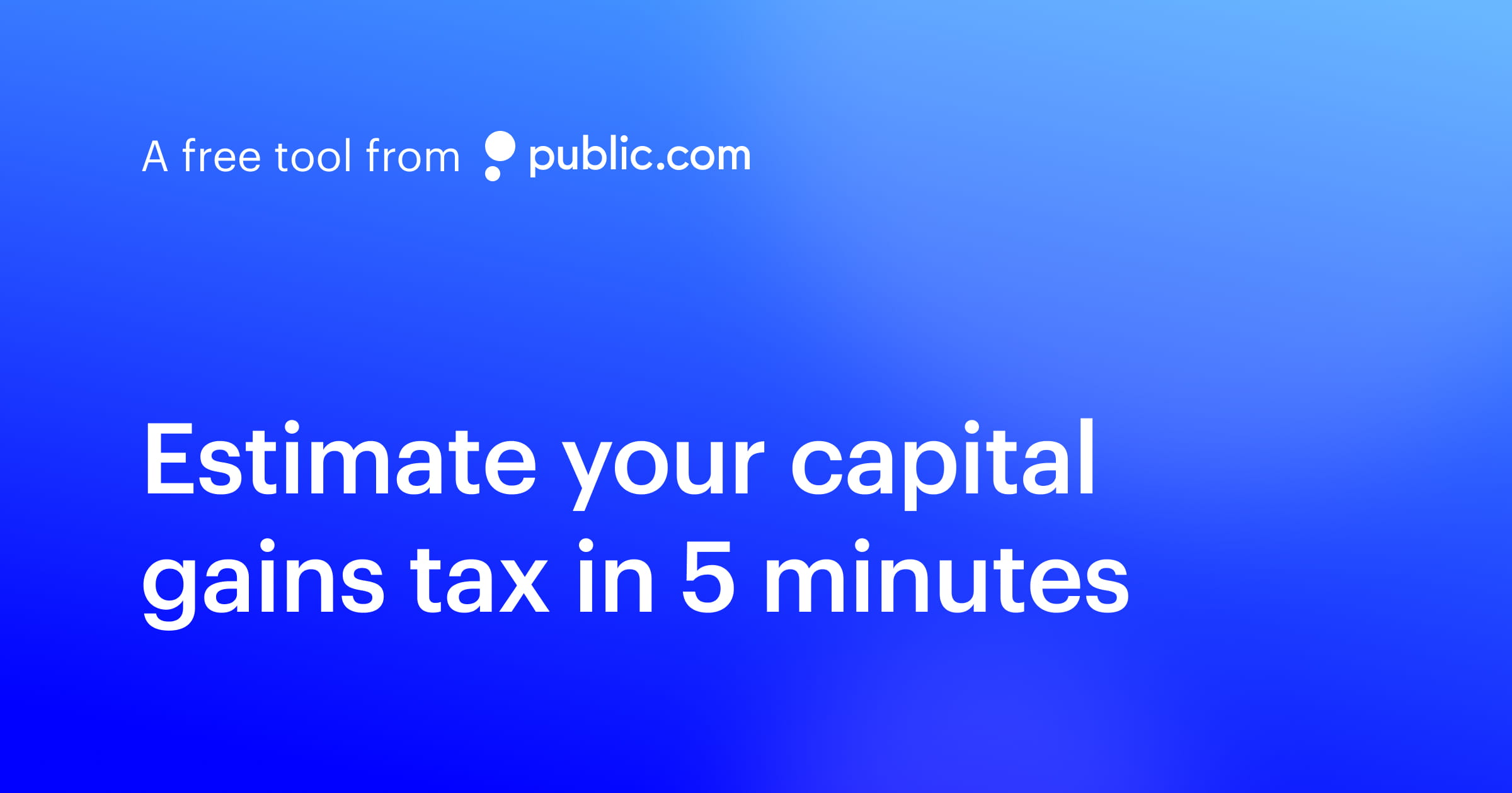 Capital Gain Tax Calculator - Asset Preservation, Inc.