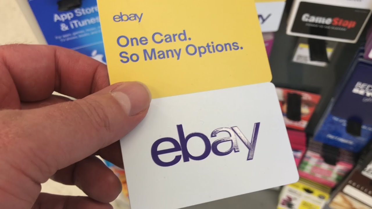 can i buy a ebay gift card at walmart to pay for m - The eBay Community