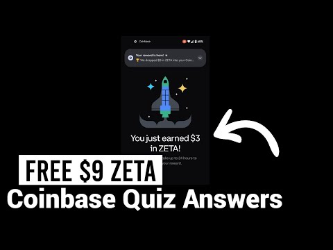 Earn Crypto While Learning About Crypto - Coinbase Quiz Answers