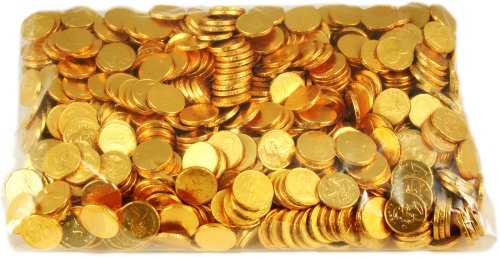 Gold farthing chocolate coins - Chocolate Trading Co