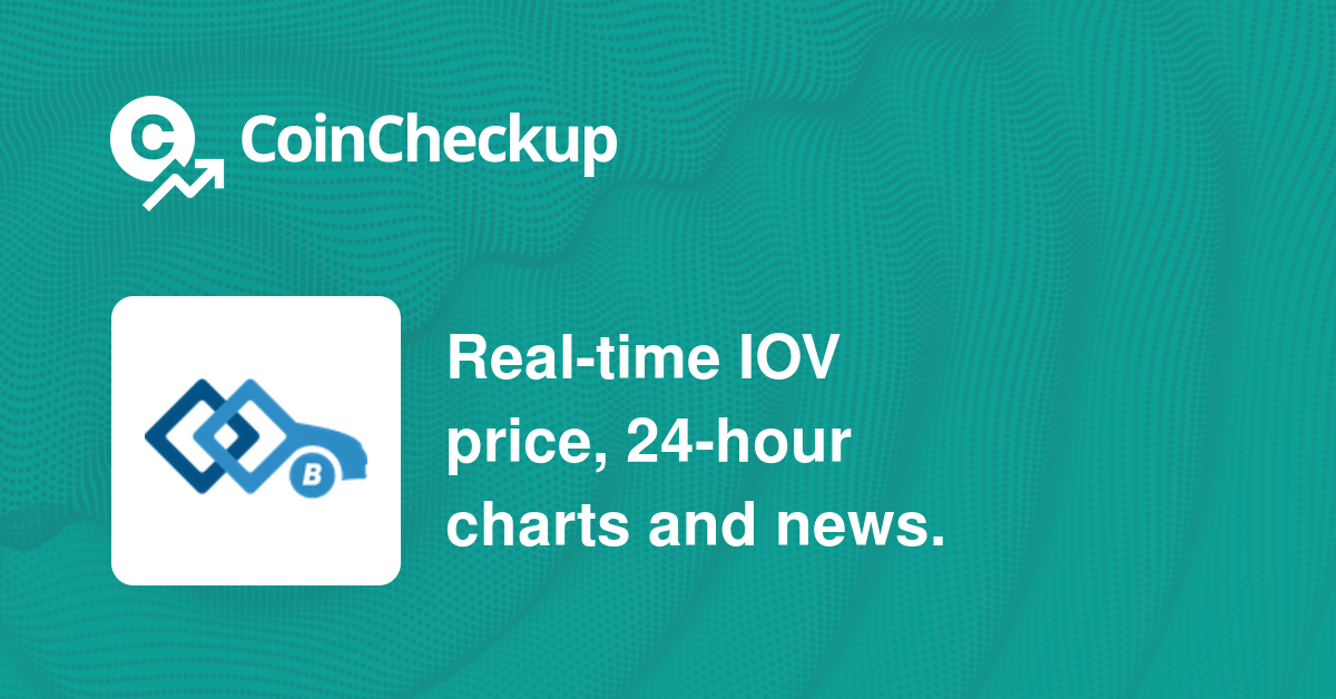 IOV to USD Price today: Live rate Starname in US Dollar