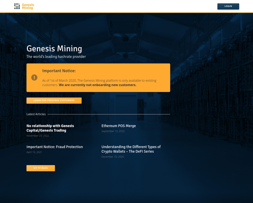 Genesis Mining - Quality Cloud-Based Mining Platform - Vladimir Ribakov