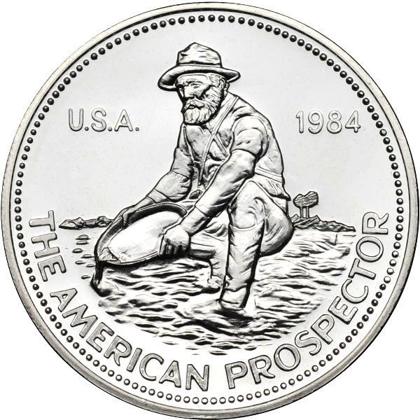 Engelhard Silver Prospector 1 oz Fine ( Eagle) - SKU #