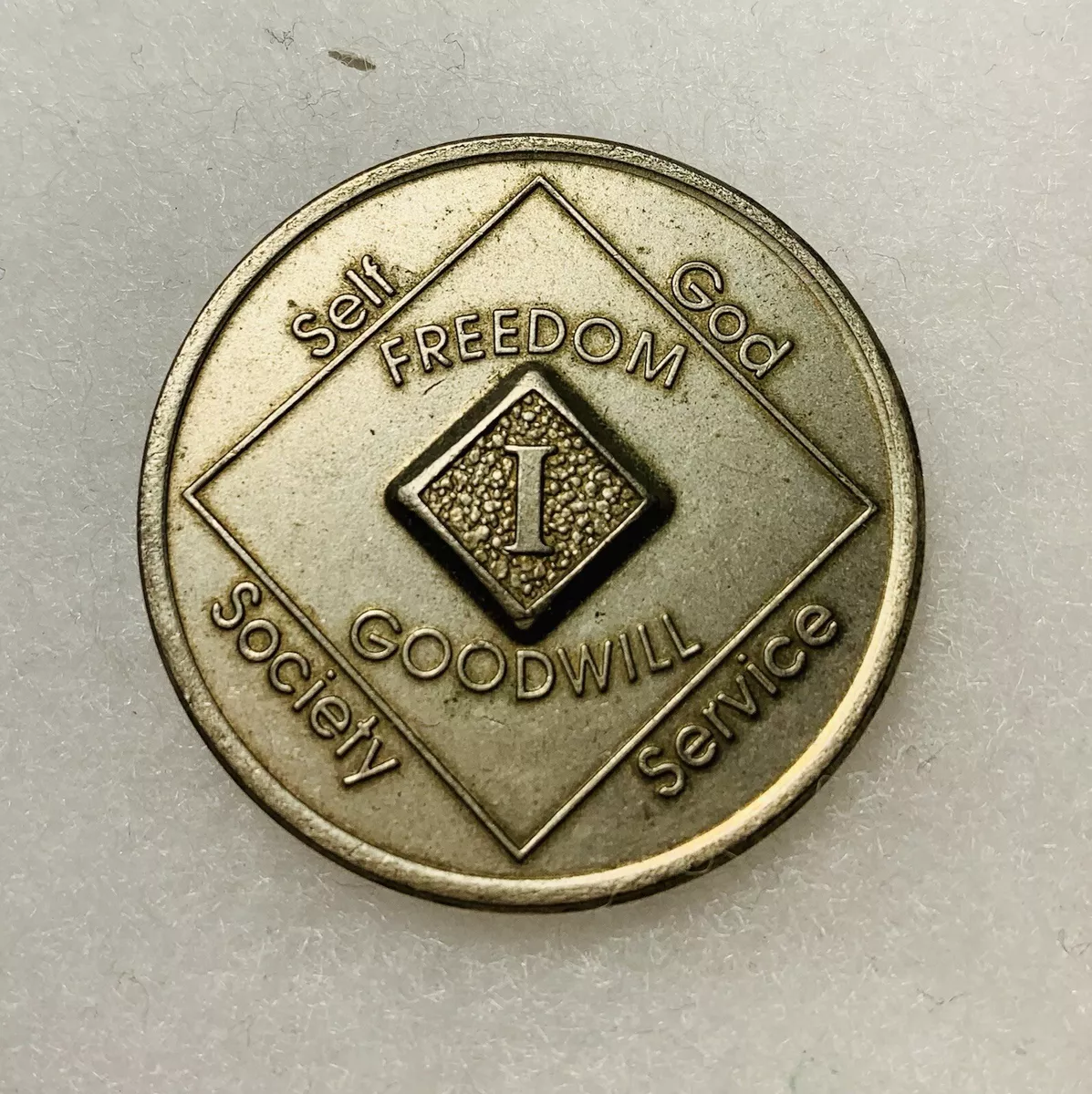 1 Year AA Medallions - One Year Alcoholics Anonymous Coins and Chips — AA Medallion Store