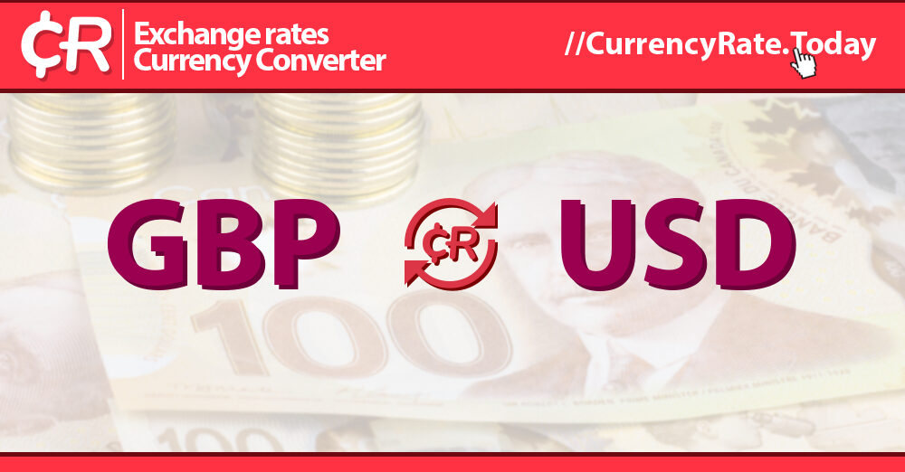 1 GBP to USD - British Pounds to US Dollars Exchange Rate