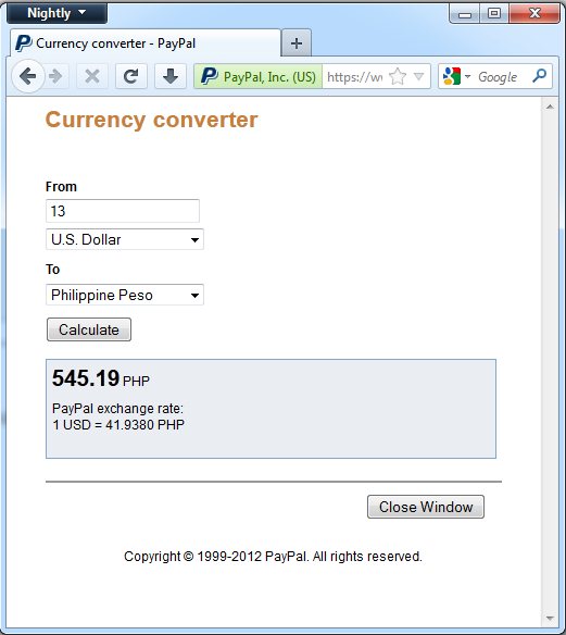 Navasan - Daily exchange rates for PayPal Dollar