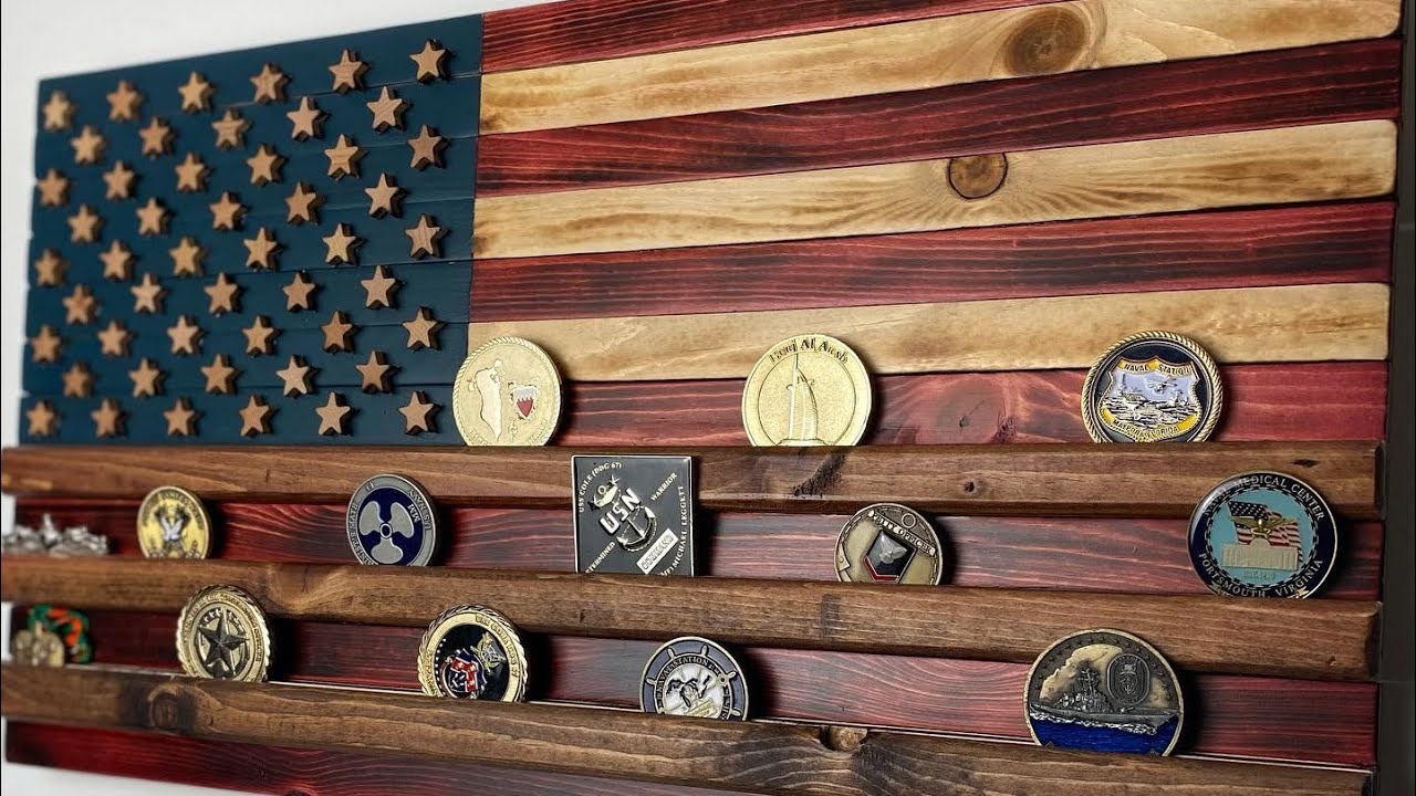 Coin Holder Flag – J Tred Woodworking