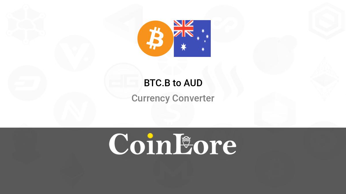 Live Bitcoin to Australian Dollars Exchange Rate - ₿ 1 BTC/AUD Today