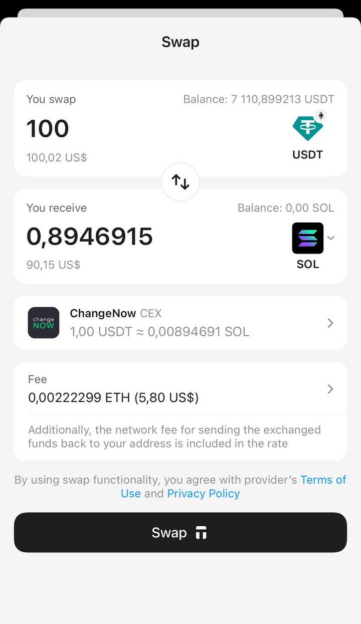 BTC to SOL Exchange | Convert Bitcoin to Solana | SWAP Crypto