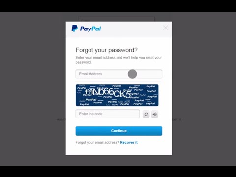 How do I reset my password if I forgot my email address? | PayPal US