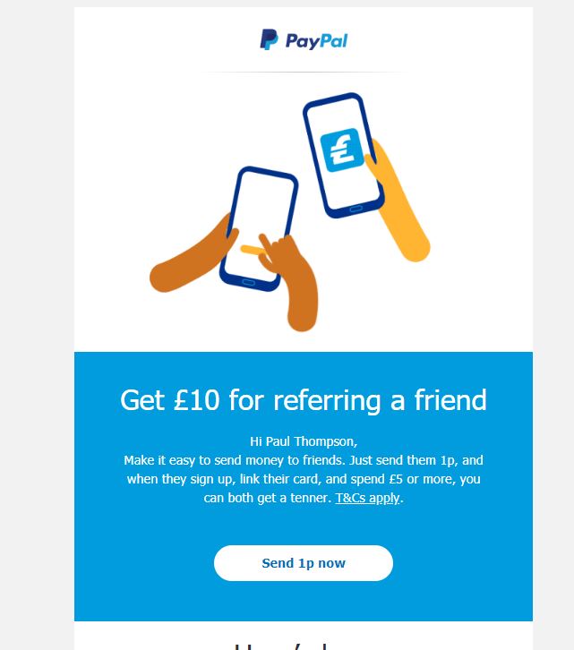 Where do I find my PayPal referral code - PayPal Community