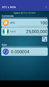 Nigerian Naira to Bitcoin or convert NGN to BTC