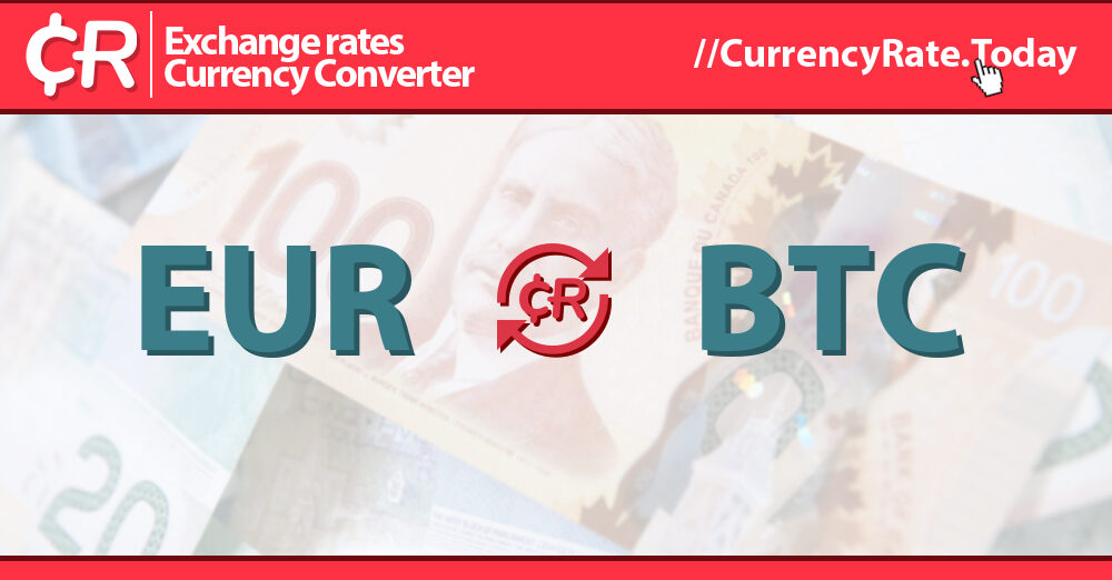 1 EUR to BTC - Euros to Bitcoins Exchange Rate