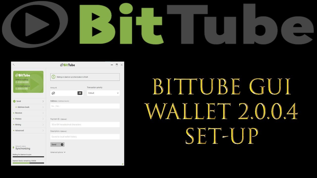 GitHub - ipbc-dev/bittube-wallet-gui: Legacy BitTube 3 Wallet GUI