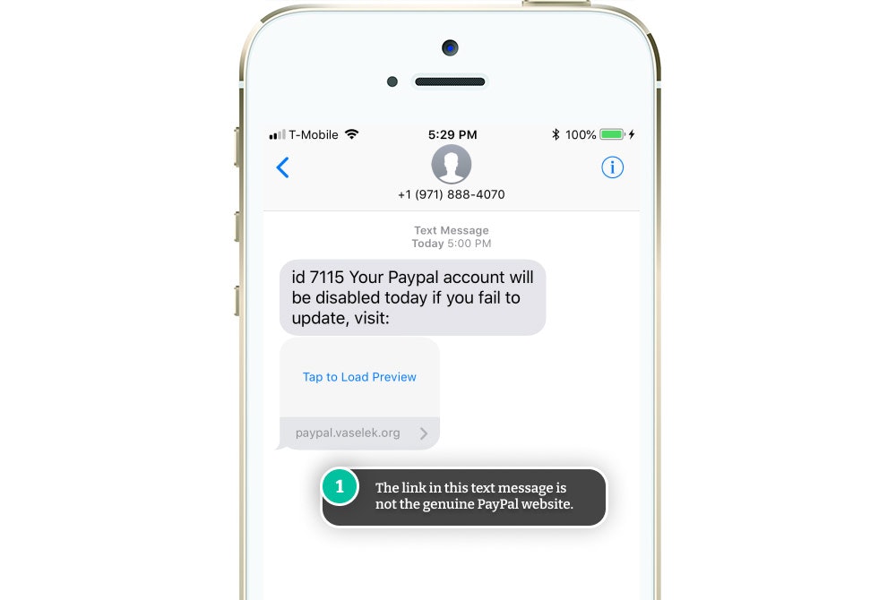 PayPal Text Message Scam | Trend Micro News