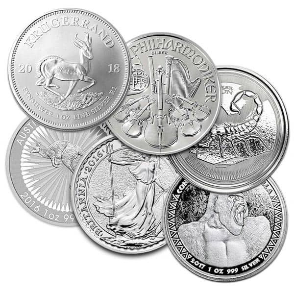 1oz Fine Silver Coin (Assorted Selection) 