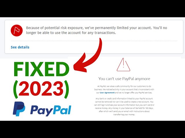 How To Restore Permanently Limited PayPal Account - TechniqueHow