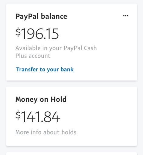 New PayPal account – payments on hold and accessing your money quicker | PayPal US