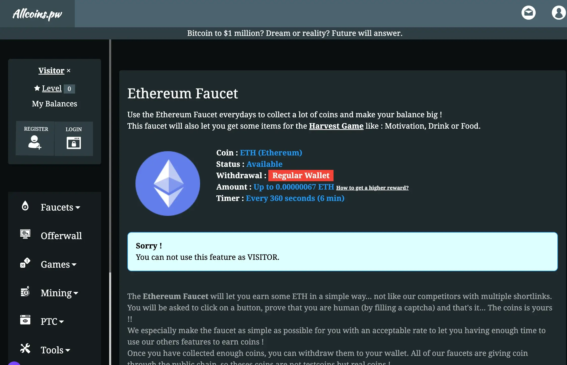 Ethereum (ETH) Faucetpay Faucets | March 