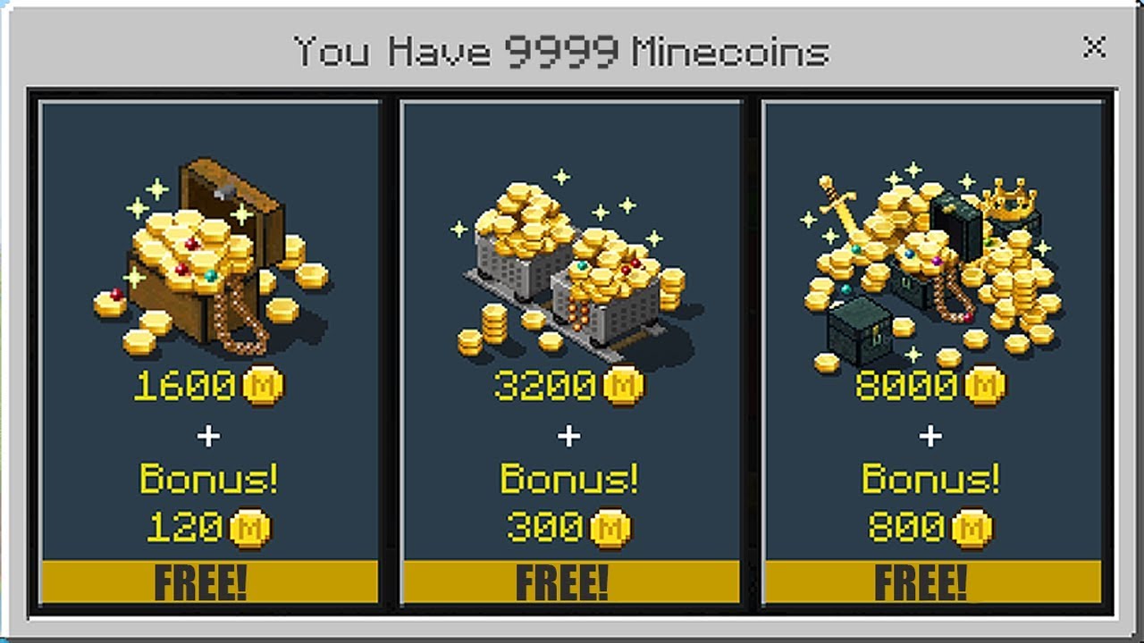 How To Get Minecoins In Minecraft PE/Bedrock Edition 