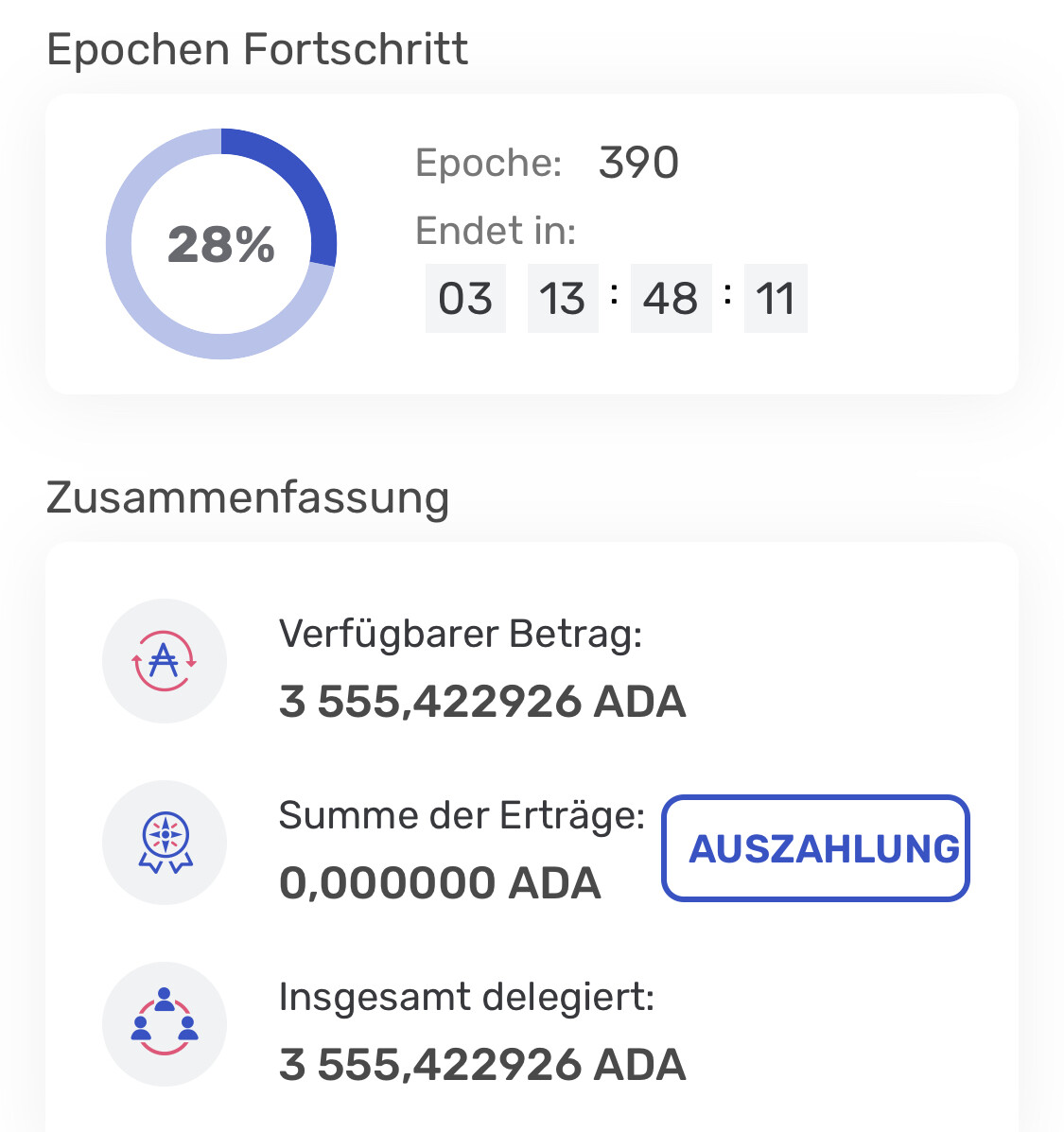 Staking rewards Ada taken from yoroi wallet - Stake Delegation - Cardano Forum