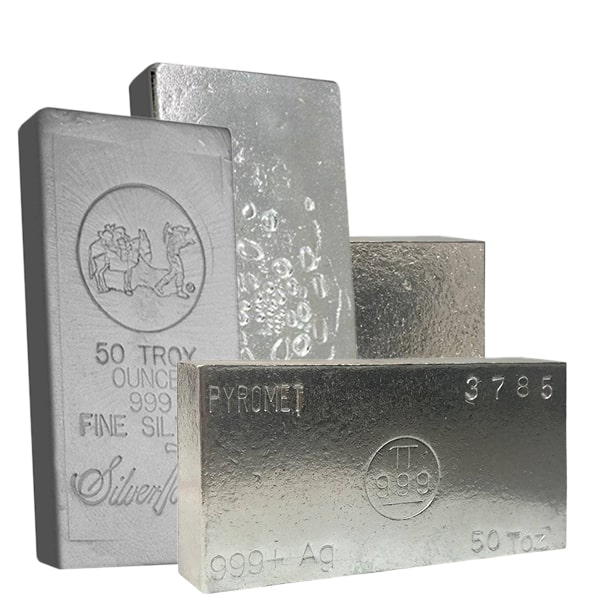 50 Gram Silver Coin Price | 50g Silver Bar Purity | MMTC-PAMP