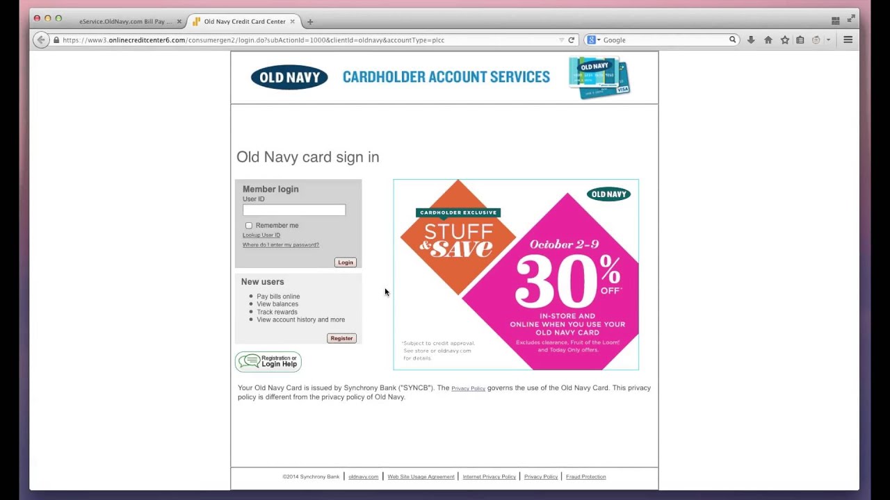 Old Navy Credit Card | Pay Your Bill Online | ostrov-dety.ru