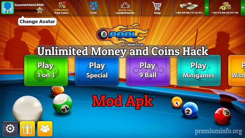 8 Ball Pool MOD APK (Menu: Long line/Anti-ban) Download