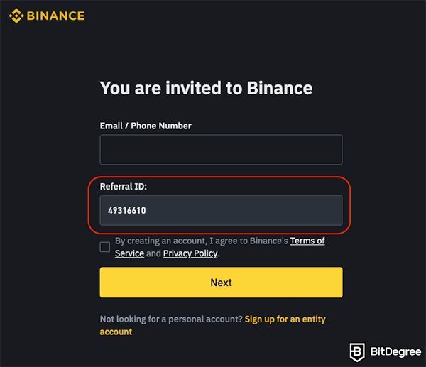 Binance Futures Referral Code (20% Off): KVZGPBRD