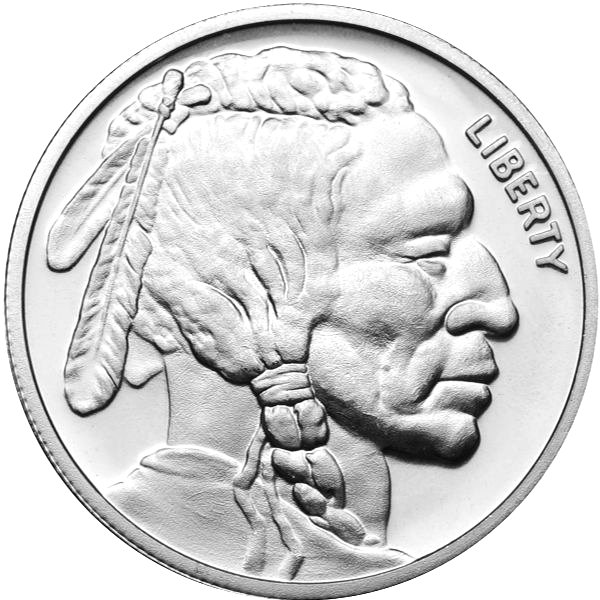 1 Troy oz Buffalo Fine Silver Round - Pinehurst Coins